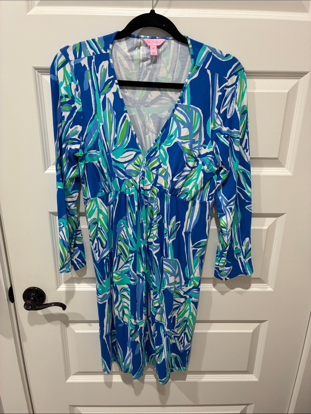 Lilly Pulitzer Pink Label with Blue and Green Trim